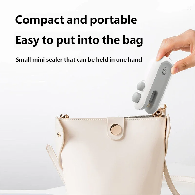 SealFresh™ | Sellador de Bolsas Portátil 2 en 1